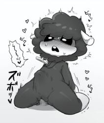 763_san_(artist) absurd_res anthro baba_chops_(poppy_playtime) black_body bodily_fluids bovid caprine female genitals hi_res mammal mob_entertainment nightmare_critters penetration penile penile_penetration penis_in_vagina poppy_playtime sex sheep solo sweat text vaginal_penetration vulva