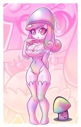 1girls anthro ass breasts electronic_arts female flora_fauna hypno-shroom_(pvz) plant plantie plants_vs_zombies popcap_games pussy slv_rbz video_game_character