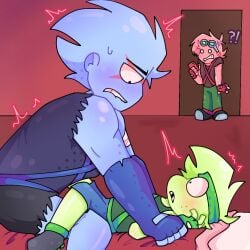 bed bedroom bedroom_sex bluuzick_(kevin) broz_boyz broz_boyz_go gay hackzack_(zack) oc ocs original_character original_characters yaoi zlayway_(miles)