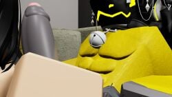 1boy 1girls 3d cometrr34 hung_trap penis protogen roblox roblox_avatar robloxian self_upload tagme