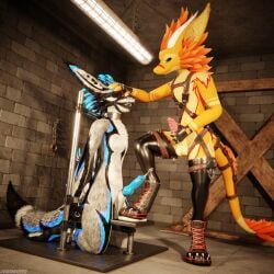 1:1 3d_(artwork) 4k absurd_res animal_genitalia animal_penis anthro anthro_on_anthro arms_tied ball_crush ball_squeeze balls basement biped black_body black_boots black_clothing black_footwear black_fur black_shoes blender_(artwork) blender_cycles_(artwork) blue_body blue_fur blue_penis bodily_fluids bondage boot_on_balls boots bound canid canine canine_genitalia canine_penis canis claws clothed clothing cock_and_ball_torture converse_shoes crush cuff_(restraint) cum cum_dripping_from_penis cum_on_penis depth_of_field digital_media_(artwork) dominant dragonplayer dragonplayer_(character) duo erection feet flat_balls foot_crush foot_fetish foot_on_balls foot_play footwear fox fur genital_fluids genital_torture genitals grey_body grey_fur hair hi_res hindpaw hybrid inside jex kneeling knot leather leather_boots leather_clothing leather_footwear legs_tied legwear male male/male mammal metal_cuffs moan multicolored_body nardoragon nude object_in_urethra on_ground open_mouth orange_body orange_fur orgasm pain paws penetration penis piercing redvalkyrie reflection restraints rexouium sex shoes shoes_on slim slim_anthro slim_male slim_sub smile sounding_rod standing standing_on_balls submissive submissive_male tail torture trampling urethral urethral_penetration white_body white_fur