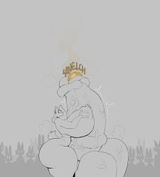 autopaizuri big_areola big_ass big_balls big_breasts big_butt big_nipples big_penis big_thighs cum deltarune dickgirl futanari huge_ass huge_breasts huge_cock hyper_penis nanokindred nanovexx paizuri sandwich_position smegma smegmafied_cum smell smelly steam steaming_body toriel undertale urethral_bulge veiny_penis