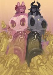 2futas big_areola big_ass big_balls big_breasts big_butt big_nipples big_penis big_thighs blush cum cum_logs cumshot dickgirl flustered futanari huge_ass huge_breasts huge_cock hyper_penis lucy_(thisaccountdoesexist) marcella_(abitrandom) nanokindred nanovexx nipple_piercing sandwich_position sandwiched smegma smegmafied_cum solid_cum steam steaming_body sweat sweating veiny_penis