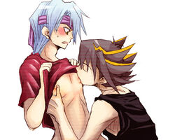 human kyosuke_kiryu male male_only multiple_males tagme yaoi yu-gi-oh! yu-gi-oh!_5d's yusei_fudo