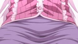 10s 1girls 2012 animated belly buttons censored female frilled_skirt frills kanako_okunaga koiito_kinenbi_the_animation pubic_hair pussy sitting tagme vest waistcoat x-ray_vision