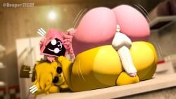 0w0 1girls 3d 3d_(artwork) anthro anthro_on_anthro anthro_only anus ass ass_focus asshole balls bear bear_girl bear_tail big_ass big_balls big_butt big_cock black_eyes black_hat blurry_background bowtie cally3d cheeks cock cocktail crossover cryptiacurves cuddle_team_leader donut_anus eye_scar fap_nights_at_frenni's female female_focus five_nights_at_freddy's fortnite fridge fur futa_on_female futanari futanari/female golden_freddy_(fnaf) golden_fredina_(cally3d) hat hi_res high_resolution highres hood huge_ass imminent_penetration imminent_sex kitchen lines looking_back pink_body pink_eyes pink_fur raven_team_leader raven_team_leader_(cuddly) reaper21cry scar scar_on_face source_filmmaker source_filmmaker_(artwork) surprised surprised_expression tail thick thick_ass thick_thighs voluptuous voluptuous_female white_bowtie white_genitals white_pupils yellow_body yellow_hair