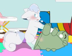 81yffulfmm alolan_form alolan_vulpix animal_genitalia animal_penis baby_walker ball blush breath canine_genitalia canine_penis daycare ears_down feet feral generation_7_pokemon genitals glistening glistening_eyes hand_on_belly heart_pattern hi_res hindpaw inanimate_object internal knot looking_at_another looking_at_partner looking_pleasured male multi_tail nintendo open_mouth panting paws penetration penis pivoted_ears plushie plushophilia pokemon pokemon_(species) raised_leg regional_form_(pokemon) sex_toy sheath substitute_doll tail translucent