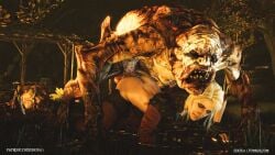 3d ass ass_up big_penis cd_projekt_red ciri defeated defeated_heroine doggy_style ehot611 female freckles ghoul ghoul_(the_witcher) green_eyes light-skinned_female looking_at_viewer mascara monster outdoors penetration penis rape scar sex sword the_witcher_(series) the_witcher_3:_wild_hunt torn_clothes vaginal_penetration white_hair