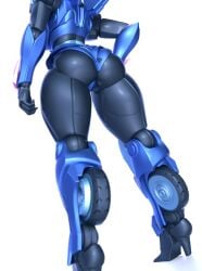 1girls 3d 3d_(artwork) arcee arcee_(prime) arcee_(prime)_(trawert) ass big_ass blue_panties hand_on_hip high_heels high_resolution highres panties robot robot_girl robot_humanoid solo solo_female thick_thighs thighs transformers transformers_prime trawert