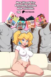 princess peach from ero-card showdown by melongun