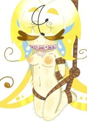 age_regression bondage cookie_run cookie_run_kingdom crying humiliation lemon_waifu made_in_abyss non-human nude pacifier pacifier_gag sexy_punishment sugarfly_cookie tagme