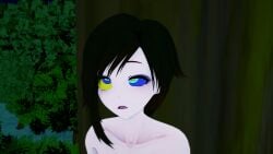 1boy 1girls 3d ass black_hair breasts cleavage coiling confused fat_ass fat_tits huge_breasts hypnosis jungle kaa kaa_eyes koikatsu lipstick loincloth midriff mind_control mrkoiru outdoors pale_skin resisting ruby_rose rwby short_hair snake the_jungle_book tree weak_resistance wide_hips