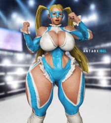 rainbow mika from capcom by antarxrigel