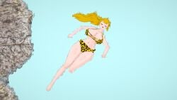 1girls 3d animal_print ass bikini blonde_hair cleavage fat_tits huge_ass huge_breasts jungle koikatsu leopard_print leopard_print_bikini lipstick long_hair midriff mrkoiru outdoors ponytail purple_eyes red_lipstick river rwby smile swimming swimsuit the_jungle_book wide_hips yang_xiao_long