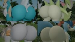 3d ambiguous_gender anthro cobalion collage feral keldeo nintendo pokemon sfm skulltronprime969 tagme terrakion virizion