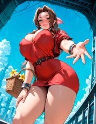aerith gainsborough from final fantasy by starlightnex