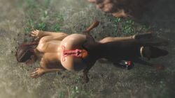 animal apex_legends bases canine canine_penis domestic_dog furry high_heels knotting_position loba_(apex_legends) naked nude stuck tight_fit vaginal_penetration womb_penetration