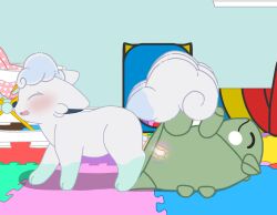 81yffulfmm all_fours alolan_form alolan_vulpix ambiguous_penetration animal_genitalia animal_penis ass_to_ass baby_walker ball balls blush bodily_fluids canine_genitalia canine_penis closed_eyes cum cum_inside daycare ears_down feet feral generation_7_pokemon genital_fluids genitals glistening glistening_eyes hand_on_belly heart_pattern hi_res inanimate_object internal knot knotting leaking_cum looking_at_another looking_at_partner looking_pleasured male multi_tail nintendo open_mouth paws penetration penis pivoted_ears plushie plushophilia pokemon pokemon_(species) regional_form_(pokemon) sex_toy sheath substitute_doll tail translucent