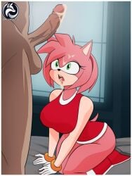 amy rose from sonic (series) by artdefox