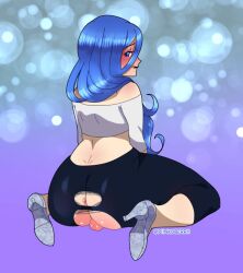 cyan (pureschiinachan) from original by pureschiinachan
