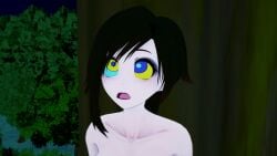 1boy 1girls 3d ass black_hair breasts cleavage coiling confused fat_ass fat_tits huge_breasts hypnosis jungle kaa kaa_eyes koikatsu lipstick loincloth midriff mind_control mrkoiru outdoors pale_skin resisting ruby_rose rwby short_hair snake the_jungle_book tree weak_resistance wide_hips