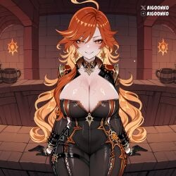 mavuika (genshin impact) from genshin impact by aigoonko