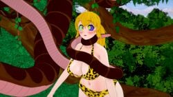 1girls 3d animal_print ass bikini blonde_hair choking cleavage coiling failed_resistance fat_tits happy_trance huge_ass huge_breasts hypnosis jungle kaa kaa_eyes koikatsu leaning_forward leopard_print leopard_print_bikini lipstick long_hair midriff mind_control mindless mrkoiru outdoors ponytail red_lipstick rwby smile snake swimsuit the_jungle_book tree wide_hips yang_xiao_long