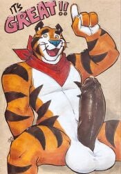 tony the tiger from frosted flakes by neph