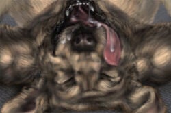 anakuro canine close-up closed_eyes cropped cum cum_in_mouth cum_on_face cumshot cute facial_cumshot fellatio gay golden_retriever happy male open_mouth oral oral_sex orgasm panting preview sex smile tongue tongue_out upside-down whiskers