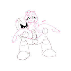 2014 amy_rose anthro breasts duo female hedgehog hi_res machine male mammal pherociouseso piko-piko_hammer robot roboticized_masters rose_woman sonic_(series) straight worlds_collide