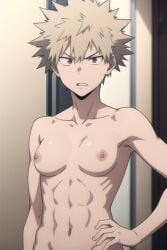 ai_generated darkcry female_bakugou genderswap_(mtf) katsuki_bakugou my_hero_academia rule_63 solo solo_female