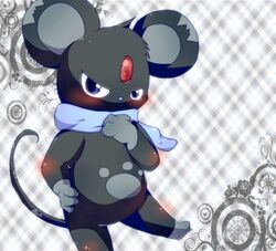 1boy blush chibi chubby male male_only mouse okunawa rodent solo