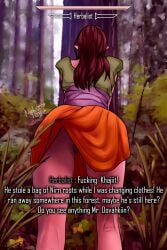 female forest mephiscrypie no_panties skyrim the_elder_scrolls