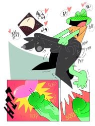 >_< 1_eye 2022 4_fingers 4_toes amphibian anthro anthro_penetrating anthro_penetrating_female anthro_penetrating_humanoid areola arm_grab ass b0ogers balls balls_deep bent_over big_butt black_body black_breasts black_eyes black_skin black_text blush blush_lines blushing_profusely bodily_fluids bottomless bottomless_anthro bottomless_male breasts closed_eyes clothed clothing comic contact_onomatopoeia cum cum_in_uterus cum_in_vagina cum_inside digital_drawing_(artwork) digital_media_(artwork) duo erect_nipples erection exclamation_point eye_roll featureless_legs feet female female_humanoid female_on_anthro female_penetrated fingers floating_head frog frogdor from_behind_position genital_fluids genitals glans green_blush green_body green_glans green_penis green_skin green_text grey_areola grey_nipples heart_symbol hi_res humanoid humanoid_genitalia humanoid_on_anthro humanoid_penetrated humanoid_penis impact_onomatopoeia internal internal_vaginal interspecies male male/female male_anthro male_on_humanoid male_penetrating male_penetrating_female male_penetrating_humanoid medium_breasts moan motion_lines nipples nude nude_female nude_humanoid onomatopoeia open_mouth open_smile orange_clothing orange_shirt orange_topwear penetration penile penile_penetration penis penis_in_vagina pink_heart pink_tongue plap prisma_(fr0gv0re) pussy red_blush sex shape_head shirt shirt_only smile sound_effects squirt_(sound_effect) stomach_bulge sweat sweaty_arms sweaty_body sweaty_breasts sweaty_face sweaty_legs text thick_thighs toes tongue topwear topwear_only uterus vaginal_penetration vein veiny_penis white_sclera wide_hipped_female wide_hipped_humanoid wide_hips