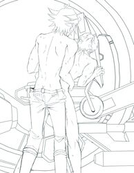 human jack_atlas male male_only multiple_males yaoi yu-gi-oh! yu-gi-oh!_5d's yusei_fudo