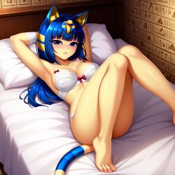 ankha from animal crossing by axol thebashful