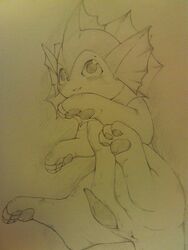 1boy anus blush eeveelution lying male male_only monochrome nintendo okunawa penis pokémon_(species) pokemon pokemon_(species) sketch solo vaporeon yellow_theme