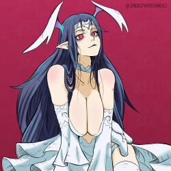 breasts cleavage disgaea disgaea_6 indioweeaboo large_breasts melodia nippon_ichi_software