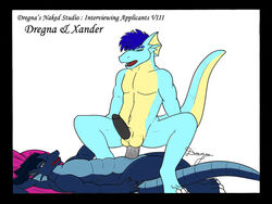 anal anal_sex anal_sex blue cum cum_inside dragon dregna erection gay male penetration penis scalie sex xander_the_blue