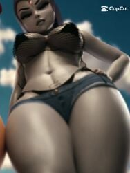 blackjr dc edit goth_girl image rachel_roth raven_(dc) sexy smitty34 tagme teen_titans video