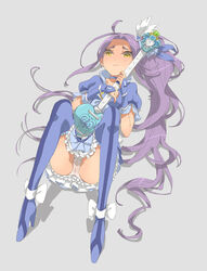 boots cameltoe clothing cure_beat fat_mons kurokawa_ellen long_hair love_guitar_rod magical_girl nato panties pantyshot precure pretty_cure purple_hair see-through side_ponytail siren_(suite_precure) skirt solo stockings suite_precure thigh_boots thighhighs treble_clef underwear white_panties yellow_eyes