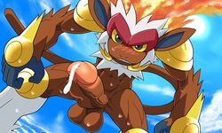 1boy animated infernape male male_only pokemon pokemon_(species) solo tagme