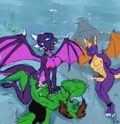 1boy1girl 1girls 2boys activision anthro aquaphilia asphyxiation bondage breathplay bubbles byondrage commission cowgirl_position crossover cum cynder delta_hooves dragon dragoness drowned drowning exhibitionism fan_character friendship_is_magic girl_on_top hasbro large_breasts my_little_pony nude nudity sex skylanders spyro spyro_the_dragon tagme the_legend_of_spyro unconscious underwater underwater_sex