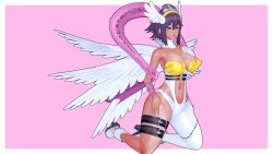 1girls 3d angewomon angewomon_(cosplay) apuri cosplay digimon digimon_(cosplay) digimon_world digimon_world:_next_order female female_only himari_oofuchi human solo