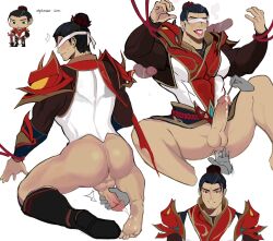 ass bara chest cock cum cum_in_mouth cum_on_tongue cumming disembodied_penis fat_ass finger_in_ass fingering fingering_ass gangbang garen_crownguard gay handjob league_of_legends male male_focus male_only masturbation mie77014827 muscular muscular_ass muscular_male muscular_thighs mythmaker_garen mythmaker_series pecs pectorals penis precum solo solo_focus solo_male tied tied_hands tied_up yaoi