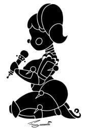 1girls baby_(fnafsl) circus_baby circus_baby_(fnaf) female female_only five_nights_at_freddy's five_nights_at_freddy's:_sister_location fnaf footwear full_body naked naked_female nude nude_female side_view silhouette solo solo_female timmy22222001