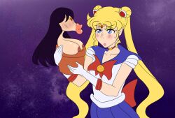 :>= big_breasts bishoujo_senshi_sailor_moon bra cleavage clothing female fuckplant large_breasts leaves nipples plant_girl rei_hino sailor_mars suckplant sunnybunnytfs thick_lips usagi_tsukino