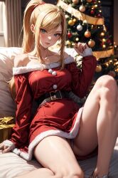 samus aran from christmas by ww132