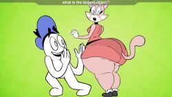 1boy1girl animated big_ass blush danger_dolan furry huge_ass hyper_ass jiggling_ass meat_wall_(body_type) official official_art original_voice pantylines shima_luan slosh sloshing_ass sound sound_effects super_planet_dolan tagme thick_thighs video voice_acted wide_hips