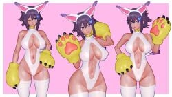 1girls 3d apuri cosplay digimon digimon_(cosplay) digimon_world digimon_world:_next_order female female_only gatomon gatomon_(cosplay) himari_oofuchi human solo